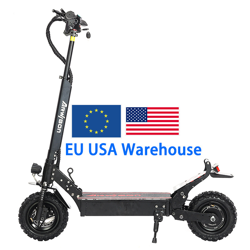 USA EU warehouse 11inch offroad fat tire e scooter 2500W 48V fast escooter adults electric scooters