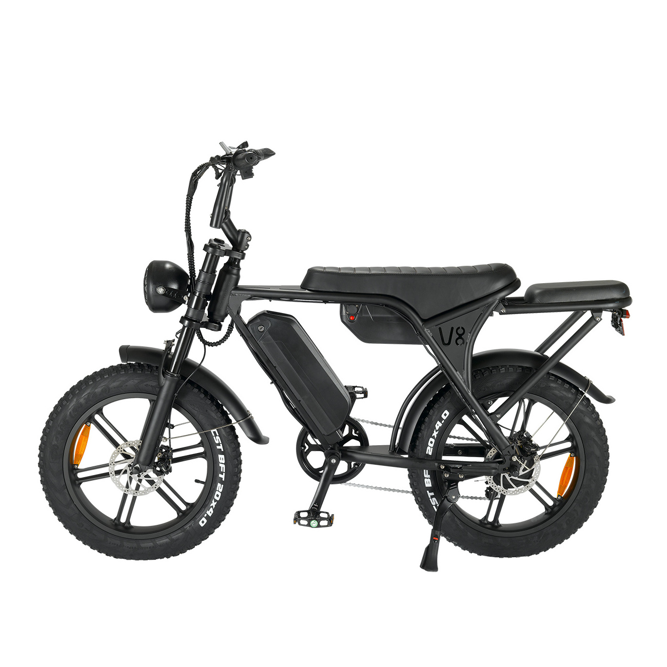 USA Warehouse NEW OUXI V8 Ebike Dual Battery 30Ah Hydraulic Brakes 1000W 48V E Bicycle Rear Seat Fat Tire 20inch Electric Bike