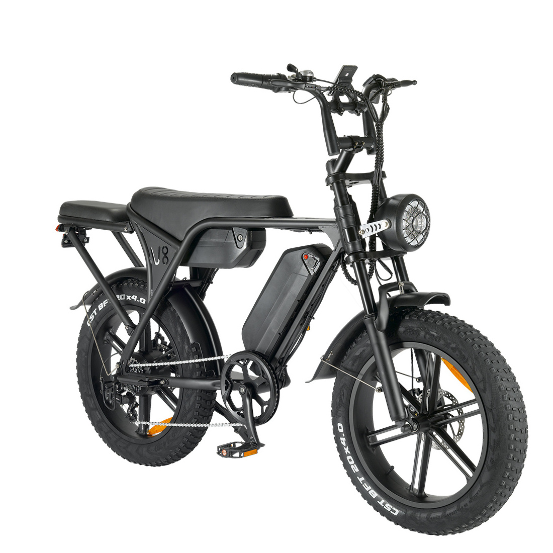 USA Warehouse NEW OUXI V8 Ebike Dual Battery 30Ah Hydraulic Brakes 1000W 48V E Bicycle Rear Seat Fat Tire 20inch Electric Bike