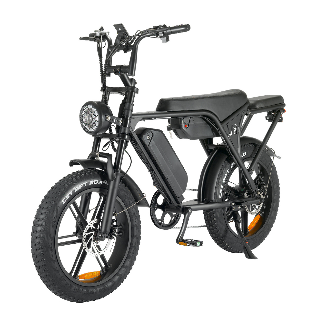 USA Warehouse NEW OUXI V8 Ebike Dual Battery 30Ah Hydraulic Brakes 1000W 48V E Bicycle Rear Seat Fat Tire 20inch Electric Bike