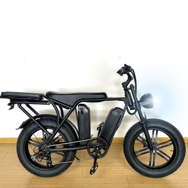 USA Warehouse NEW OUXI V8 Ebike Dual Battery 30Ah Hydraulic Brakes 1000W 48V E Bicycle Rear Seat Fat Tire 20inch Electric Bike