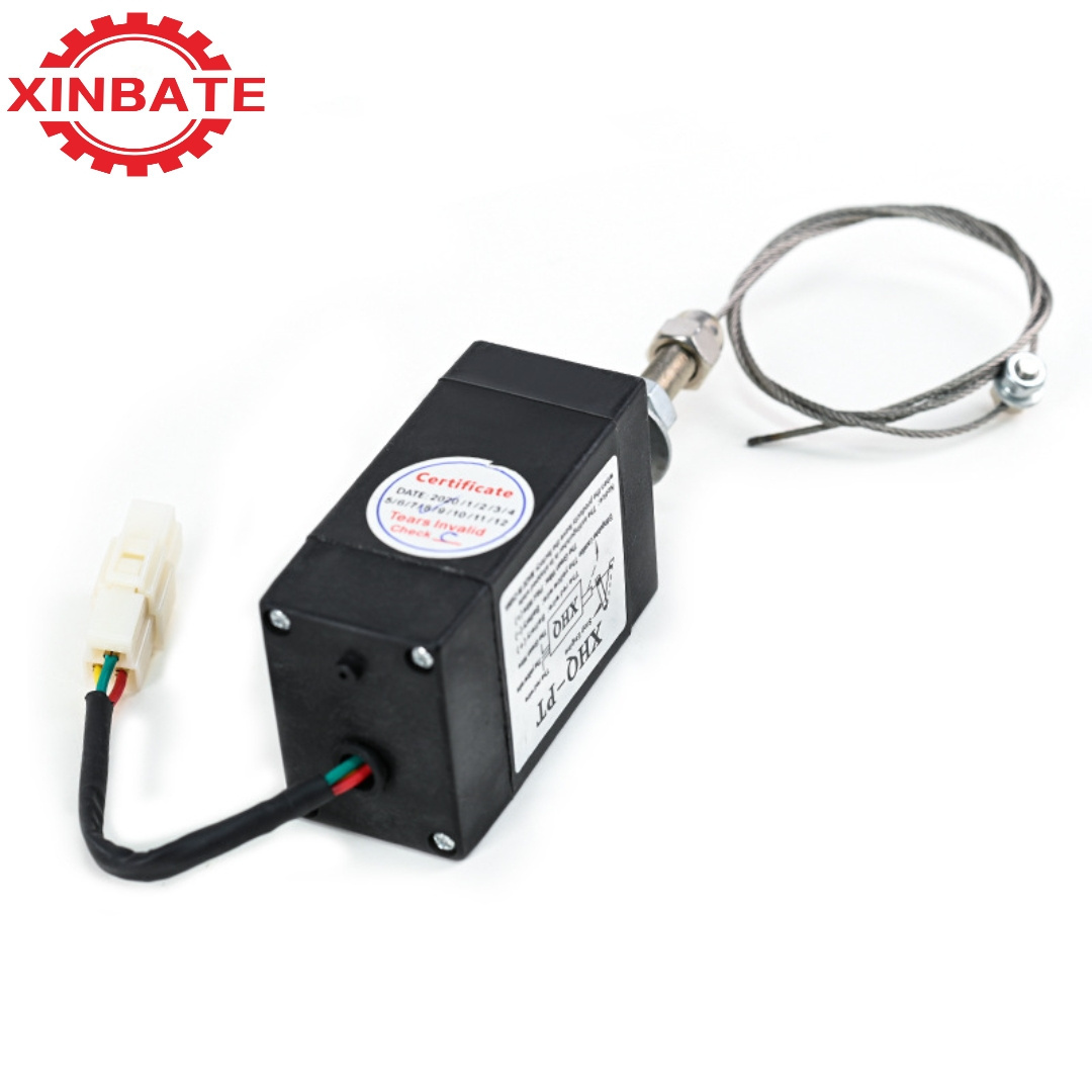 Xinbate Customization  Fuel Stop Shutdown Solenoid XHQ-PT 12V 24V Generator Spare Parts Shut Off Valves Wholesale