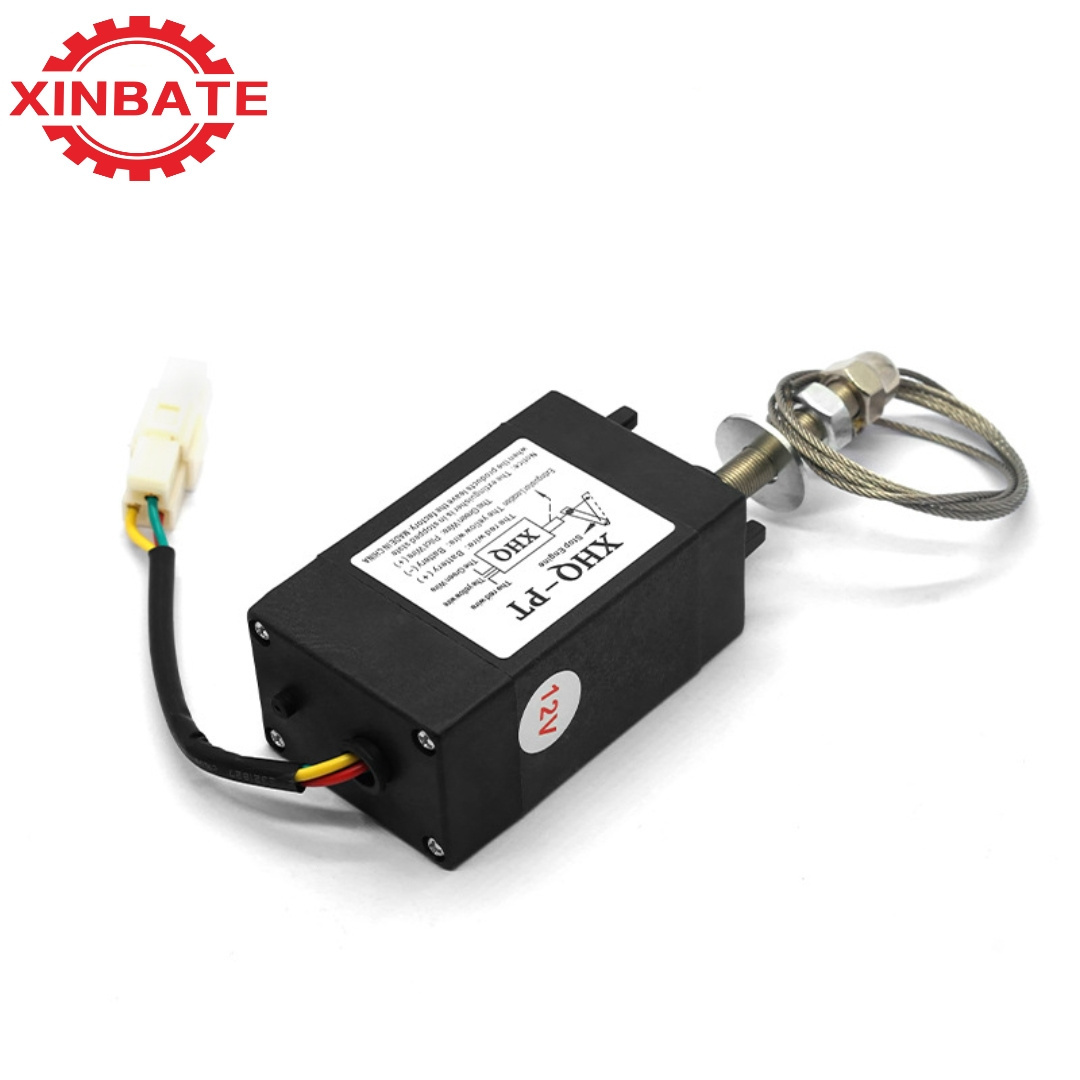 Xinbate Customization  Fuel Stop Shutdown Solenoid XHQ-PT 12V 24V Generator Spare Parts Shut Off Valves Wholesale