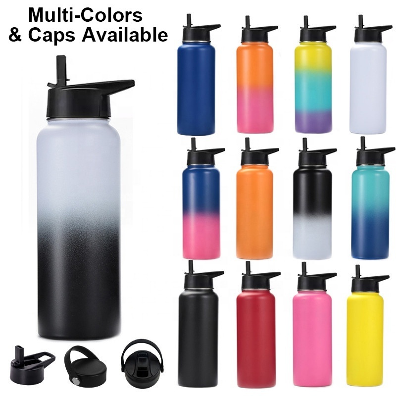 32oz 40oz Stainless Steel Water Bottles Leak Proof Vacuum Insulated Water Bottle Thermos Flask Sport Water Bottle