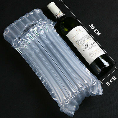 XCGS Wine protector bottle bag mailer transparent inflatable air bubble column bag wine bottle protectors