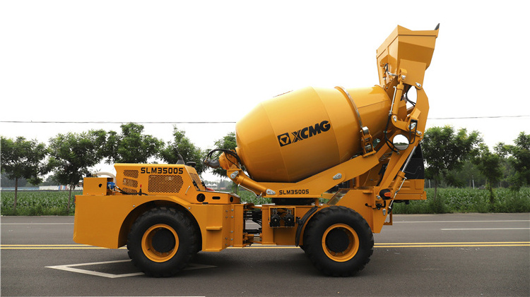 XCMG Official SLM3500S New Mobile Self feeding Concrete Mixer Trucks Small Self-loading Concrete Mixer Truck