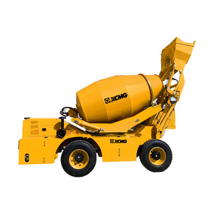 XCMG official SLM4000I self-loading concrete mixer 4m3 self loading concrete mixer truck