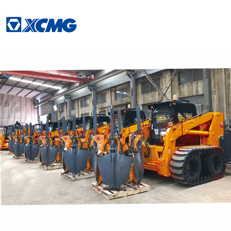 XCMG Official Skid Steer Wheel Loader Tree Spade Digger Removal Moving Machine