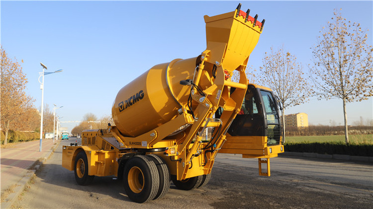 XCMG Official Self Loading Mobile Concrete Mixer 4cbm Truck Mounted Concrete Mixer