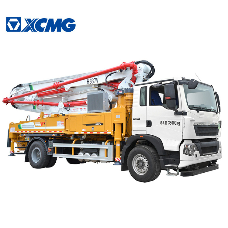 XCMG HB37K Used Truck-mounted Concrete Pump 37 M Height China Brand Diesel Concrete Pump Truck Machine