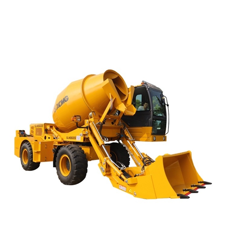 XCMG Official Diesel Concrete Mixer Truck Hydraulic Self Loading Mobile Portable Concrete Mixer for Sale