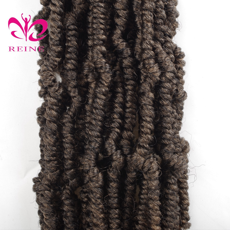 REINE 14inch spring twist hair Crochet Braids Most popular Small Crochet Braids  twist bomb twist crochet hair