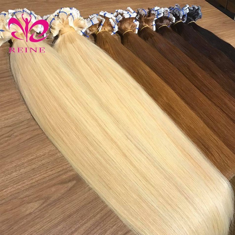 Mini Tape in Human Hair Extensions Natural Seamless Invisible SKin Weft 12