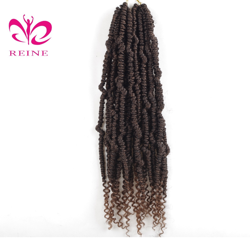 REINE 14inch spring twist hair Crochet Braids Most popular Small Crochet Braids  twist bomb twist crochet hair