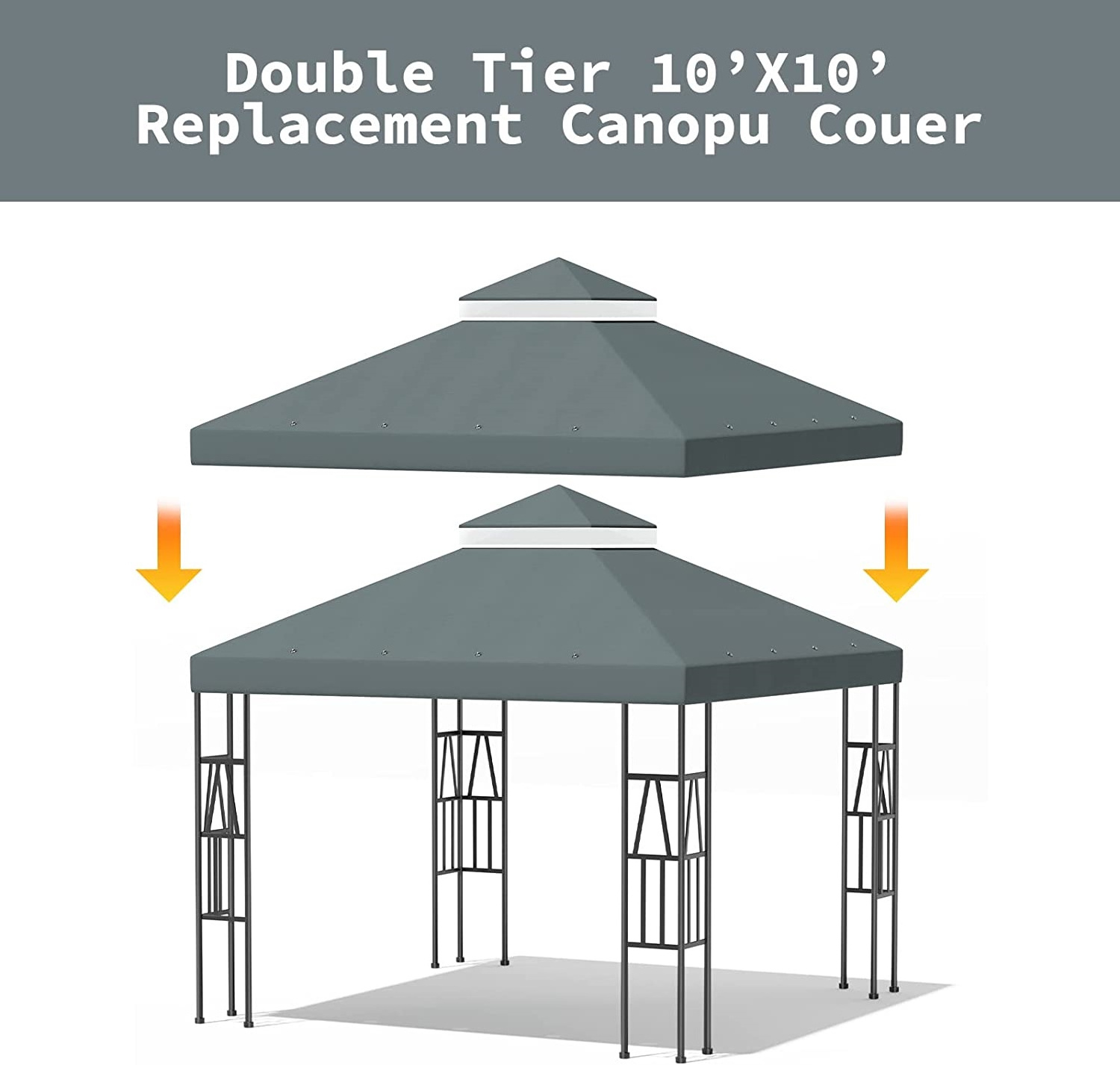 Hot Selling Sun Shade Waterproof Aluminium Pavilion Garden Gazebos Outdoor Awning Pergola Hardtop Gazebo