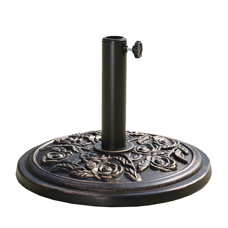 12.0kgs Outdoor Umbrella Base Stand Heavy Duty Market Patio Umbrella Holder, 17.7