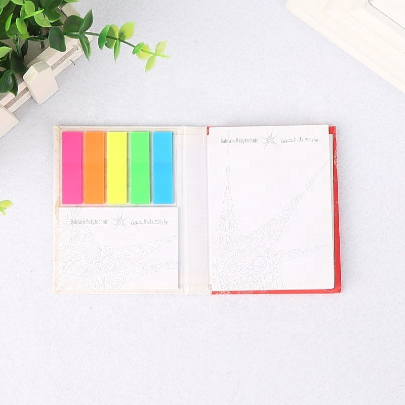 Promotional  sticky notes/ hard cover sticky notepad /pocket memo pad