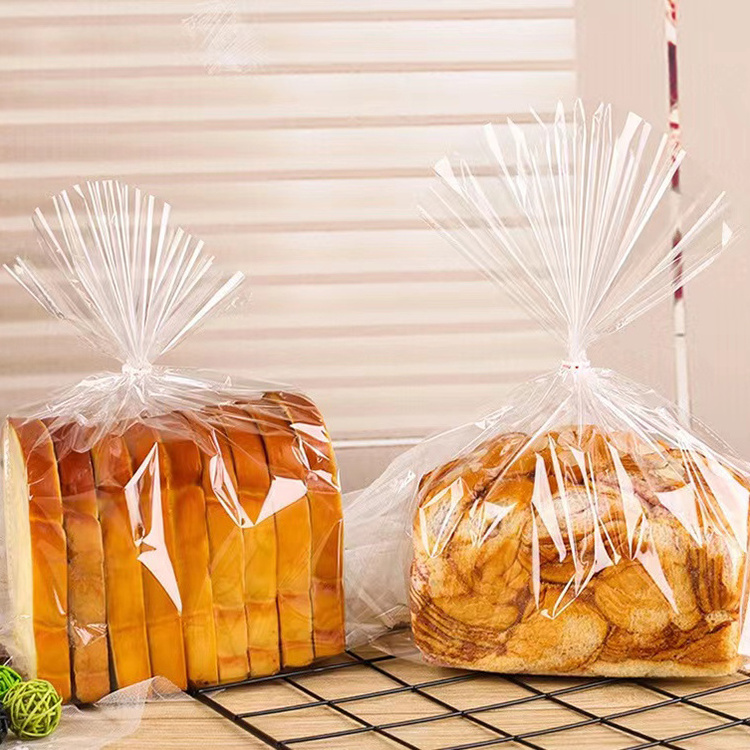 Xiahong factory globe recycled material custom Micro Perforated Clear Plastic Cellophane Bag For Bread Packaging