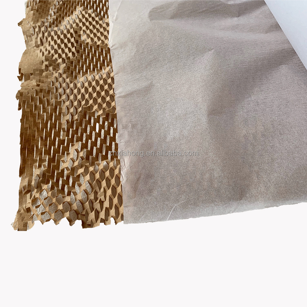 XiaHong Honeycomb Kraft in Paper Sheet Packaging Cushion Paper Sheet for Wrapping Glass Cosmetics Wine Material