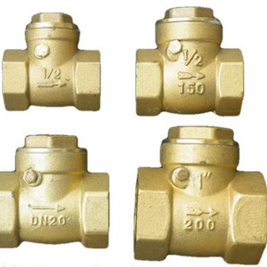 DN15-100 Non Return One way Swing Brass Check Valve for Water