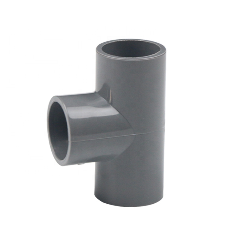 PVC water pipe three equal diameter pipe fittings fittings to water pipe plastic drainage