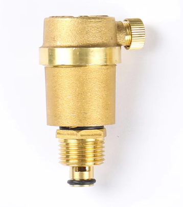 wholesale vertical floor heating vent valve brass forged tap water heating valve copper automatic exhaust valve