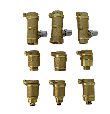 Wholesale brass material exhaust valves, water heater water pipe valve