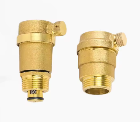 wholesale vertical floor heating vent valve brass forged tap water heating valve copper automatic exhaust valve