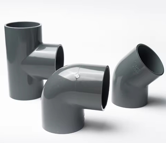 PVC water pipe three equal diameter pipe fittings fittings to water pipe plastic drainage