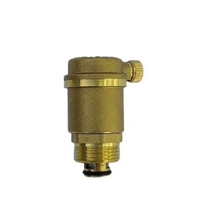 wholesale vertical floor heating vent valve brass forged tap water heating valve copper automatic exhaust valve