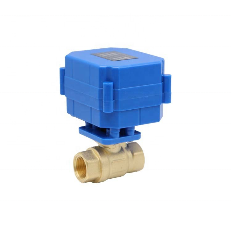 Micro electric valve Ball valve Brass two way drainage valve