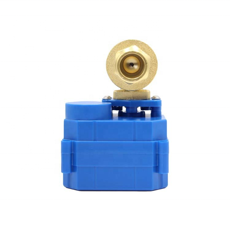 Micro electric valve Ball valve Brass two way drainage valve