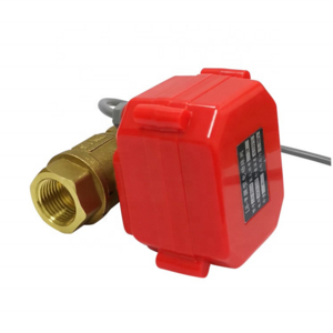 Micro electric valve Ball valve Brass two way drainage valve