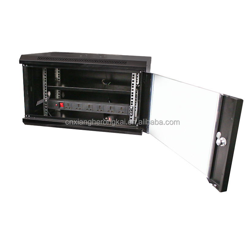 networking cabinet wall mounted rack server cabinet with L rails Double Section Server Rack