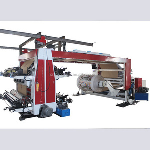 High Quality Kraft Paper Bag Printing Machine Wall Paper Flexo Printing Machine  4 /6 Color Paper Printing Machine