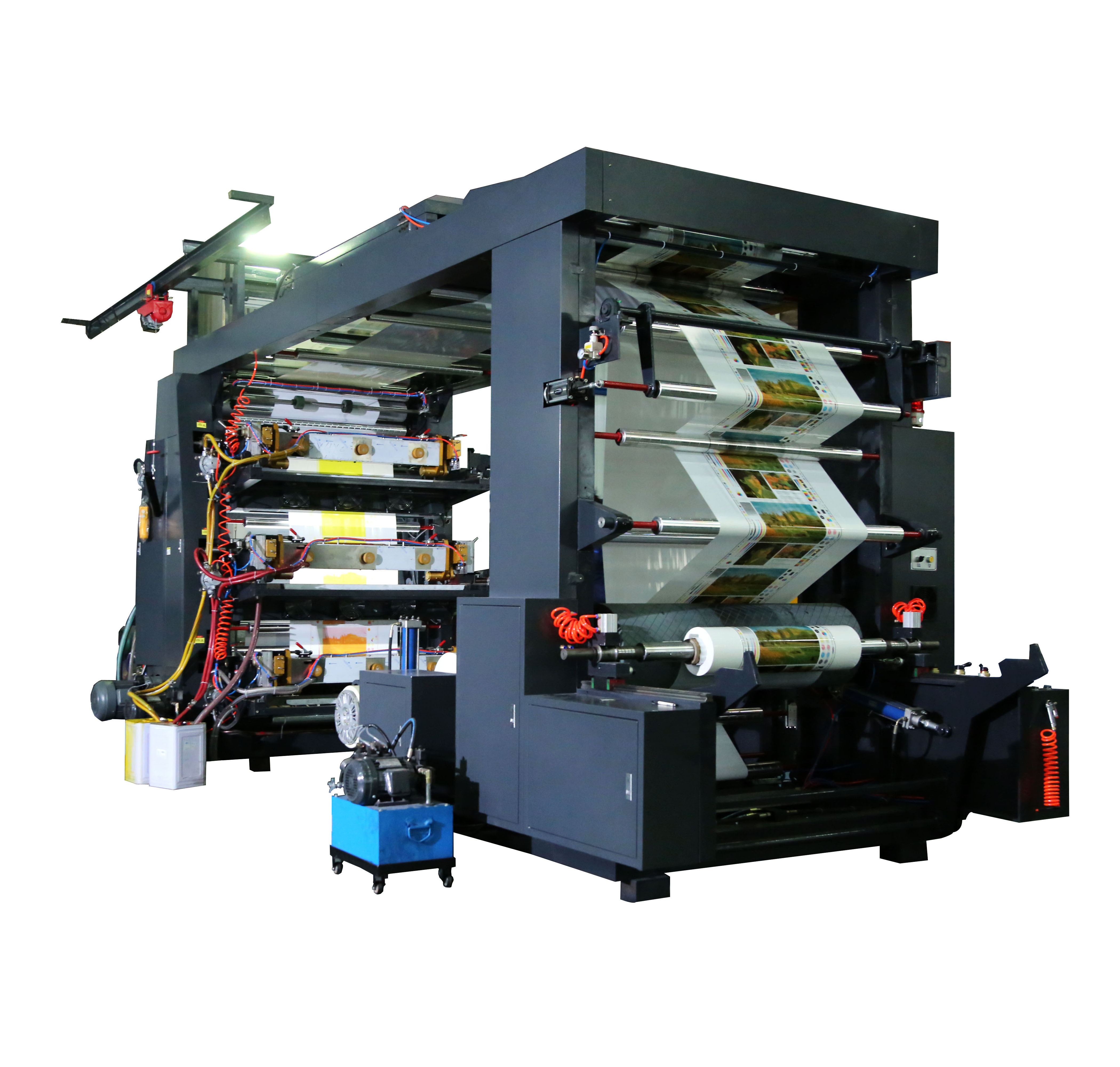 Factory Price Six Colour Printing Plastic Bag Machine Flexographic Printing Machine printing machines on plastic bags