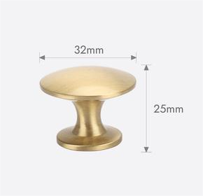 brass door knob knobs for furniture gold cabinet pulls 6681 drawer pull