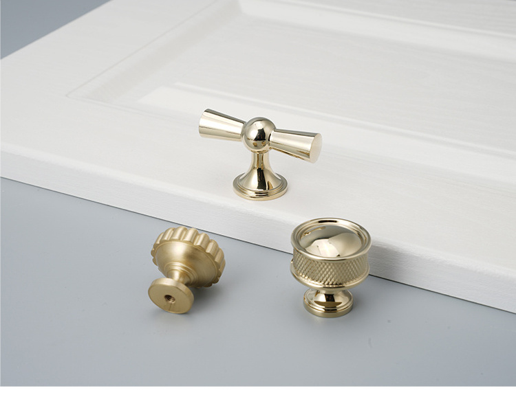 Brass Knobs Drawer Knob Brass Handles Pulls For Kitchen Cabinets Door Square Shape Home Decoration Furniture Hardware