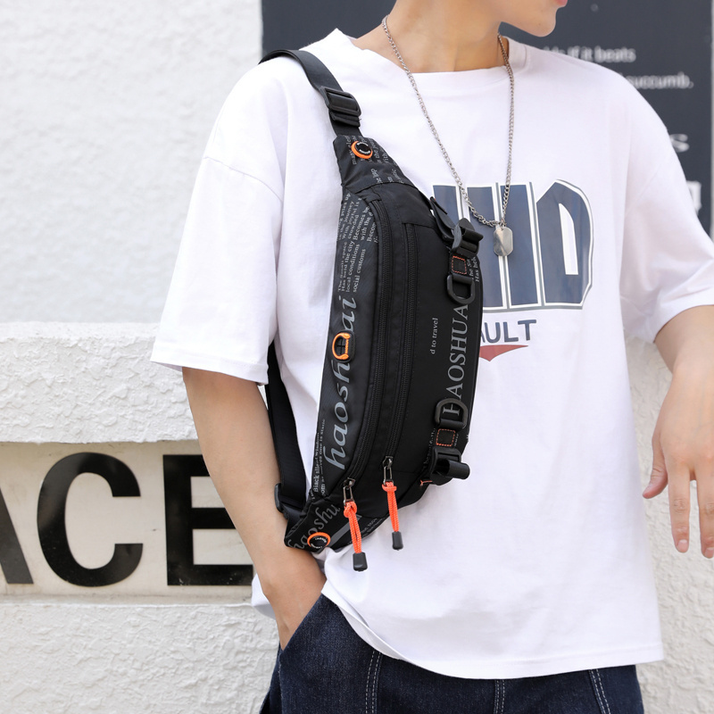 Hip Hop Bum Bags New Women Men's Fanny Pack Street Fashion Chest Crossbody Bag Sports Running Fashion Bag