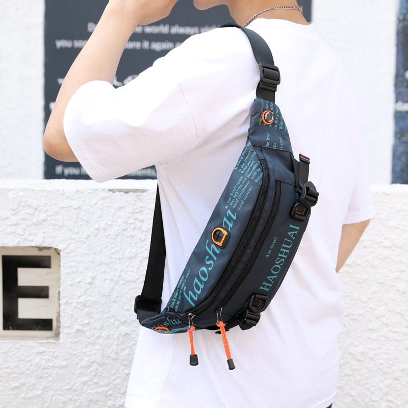 Hip Hop Bum Bags New Women Men's Fanny Pack Street Fashion Chest Crossbody Bag Sports Running Fashion Bag