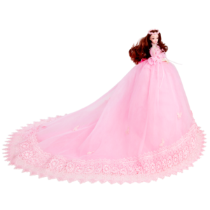 Wholesale Long Hair Wedding Suit Doll Princess Dress Fashion Toy Baby Doll