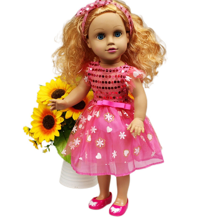 2022 Popular customized hot sell 45 cm American Fantasy Wig girl doll toy  for kids role play