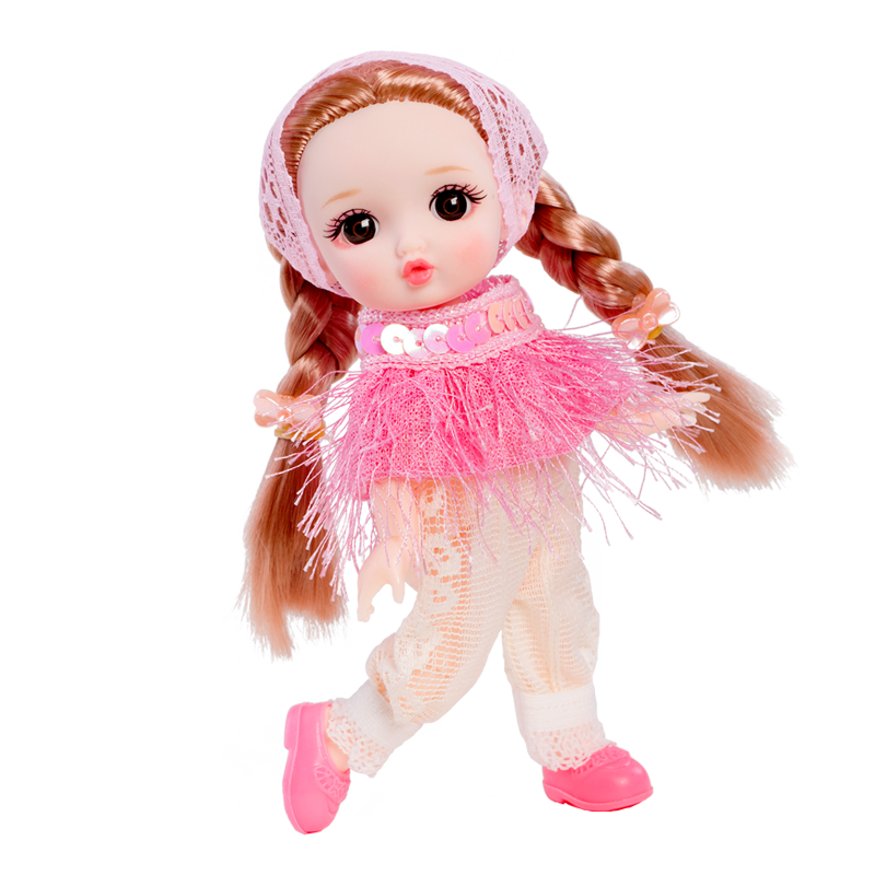 Factory Wholesale Mini Dolls Baby Dress Up Can Stand  With Doll Clothes Ball Joint Toy 6 Inch Girl Plastic Toys Chucky Doll