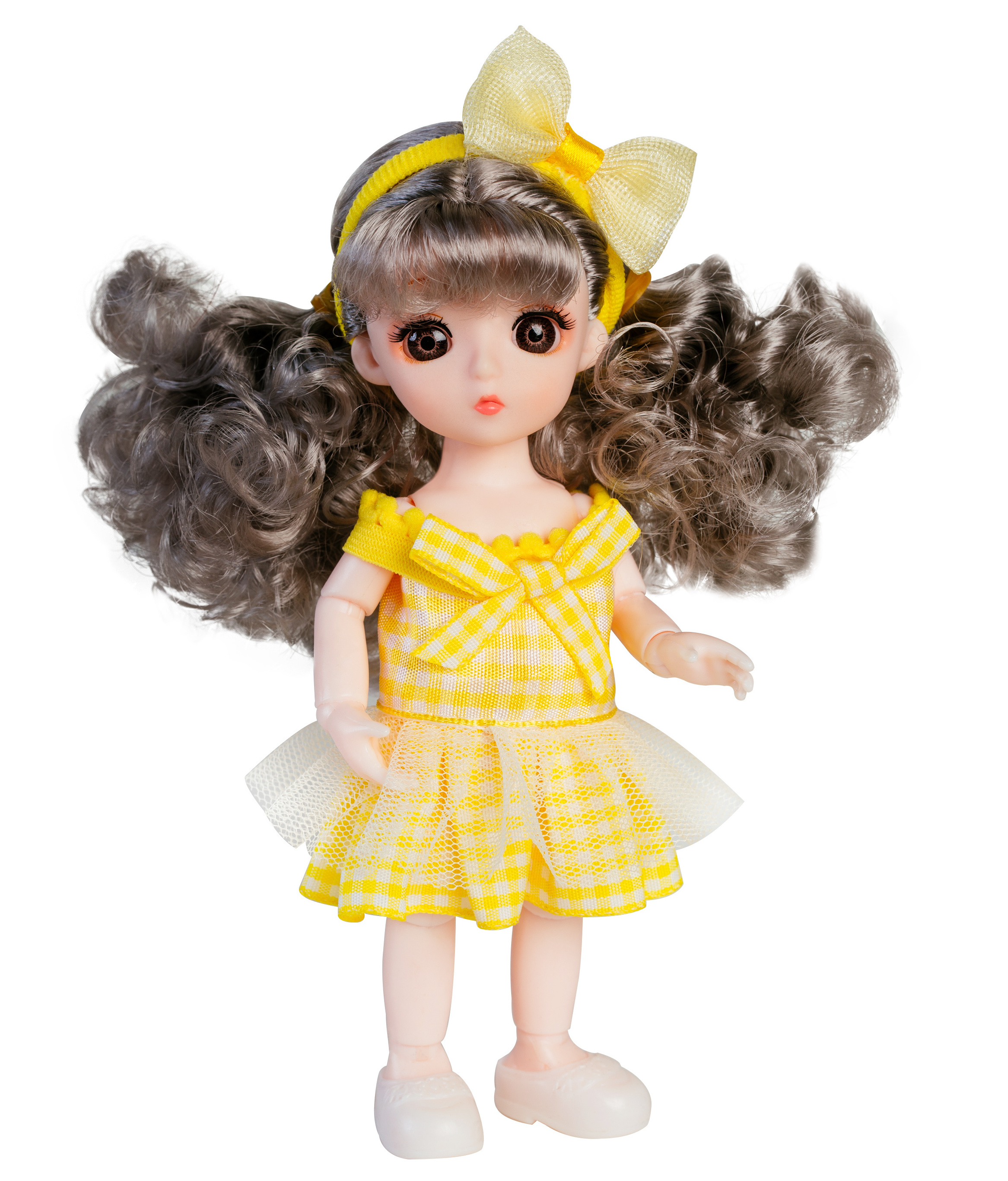 Factory Wholesale Mini Dolls Baby Dress Up Can Stand  With Doll Clothes Ball Joint Toy 6 Inch Girl Plastic Toys Chucky Doll