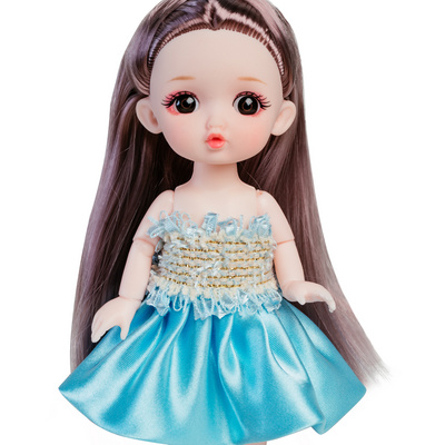 Factory Wholesale Mini Dolls Baby Dress Up Can Stand  With Doll Clothes Ball Joint Toy 6 Inch Girl Plastic Toys Chucky Doll