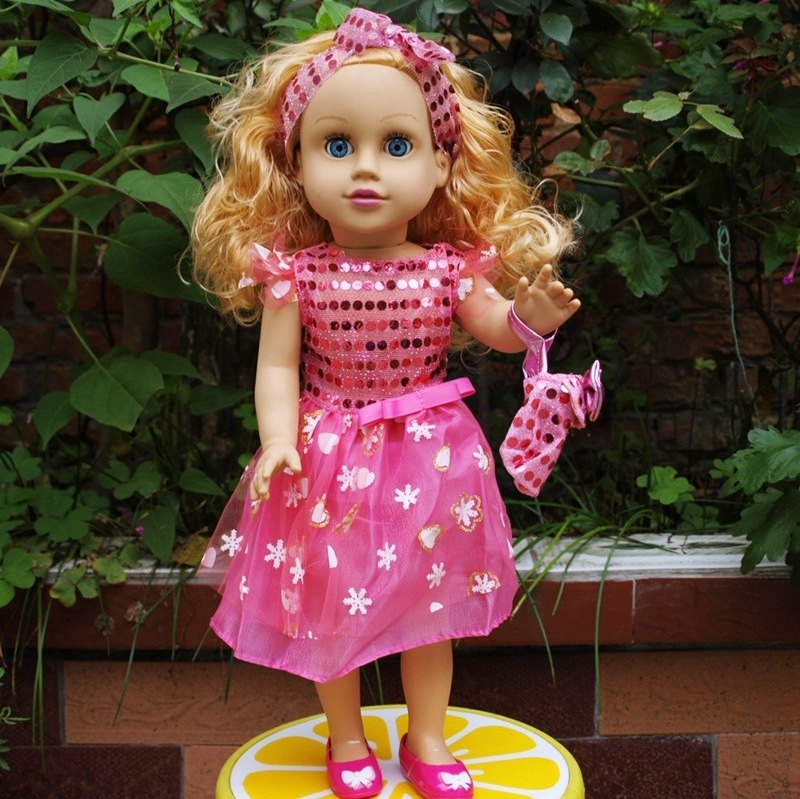 2022 Popular customized hot sell 45 cm American Fantasy Wig girl doll toy  for kids role play