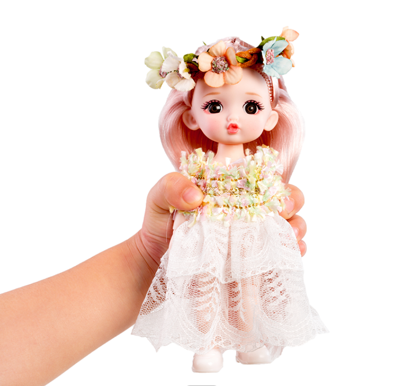 Factory Wholesale Mini Dolls Baby Dress Up Can Stand  With Doll Clothes Ball Joint Toy 6 Inch Girl Plastic Toys Chucky Doll