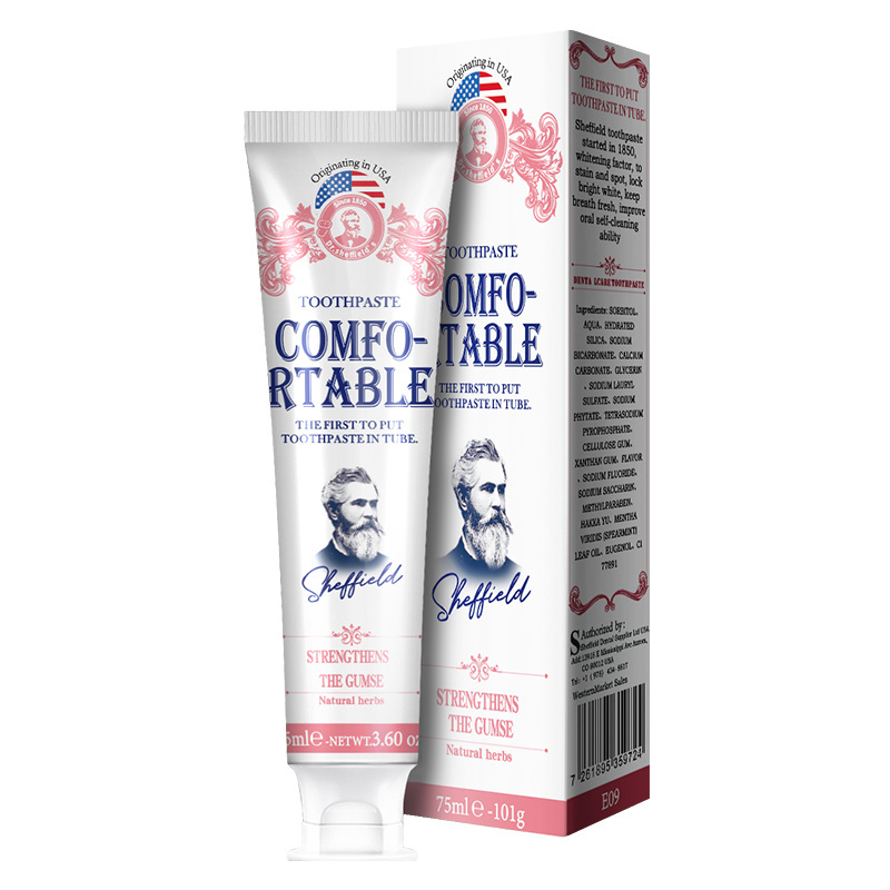 OEM Wholesales toothpaste Comfortable oral whitening Exquisite and No grain feeling Boarless formula toothpaste