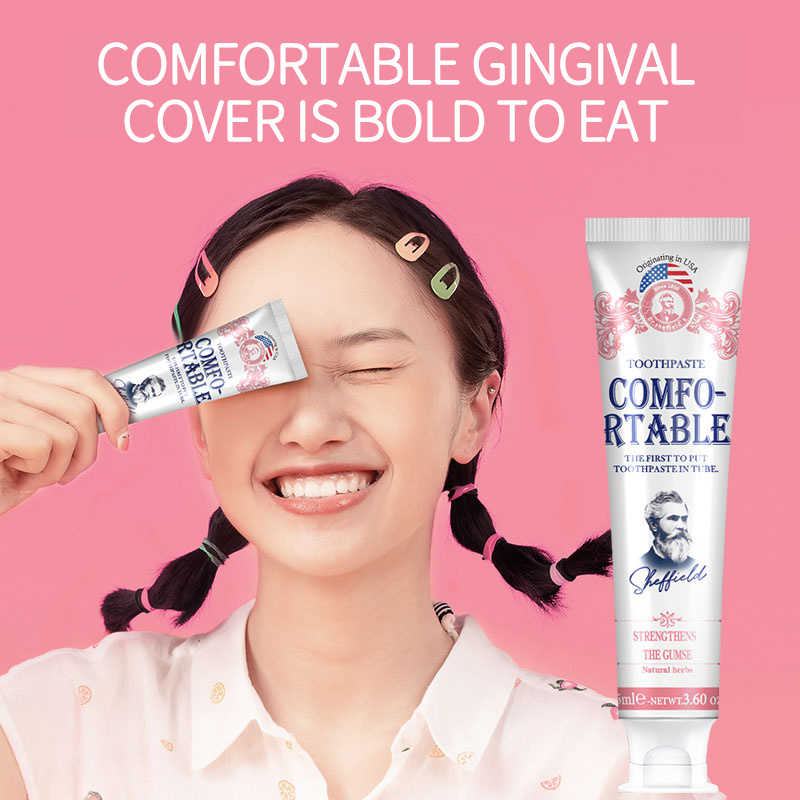 OEM Wholesales toothpaste Comfortable oral whitening Exquisite and No grain feeling Boarless formula toothpaste