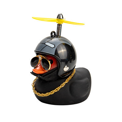 Tiktok Cute wholesale Mini Yellow Rubber Duck Bulk Helmet car accessories swing Duck toy for Car pendant